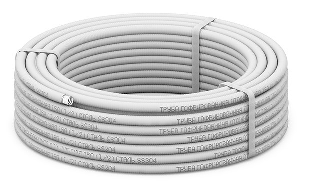 20 мм Stahlmann Труба SS304 20A, отожженная в оболочке белая, 30м