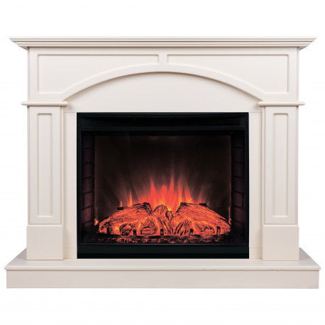 Электрокамин с широким очагом 2D Real-Flame Jacomo 25,5 WT-P616 с очагом Evrika 25,5 LED