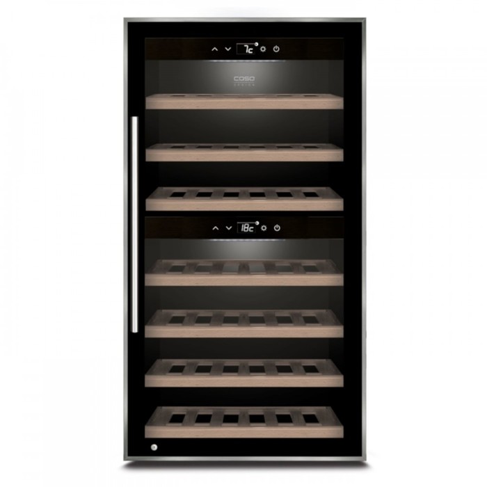 Отдельностоящий винный шкаф 51-100 бутылок CASO WineComfort 66 black