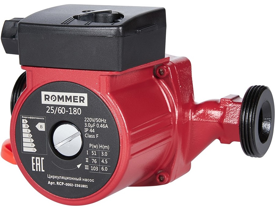 Циркуляционный насос Rommer 25/60-180