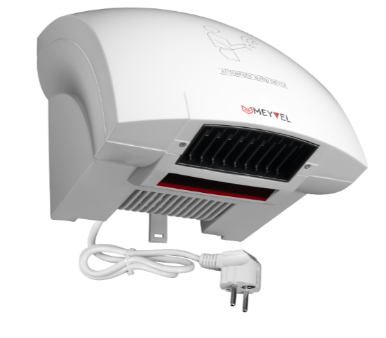 Пластиковая сушилка для рук MEYVEL MH1-1800P1 (White)