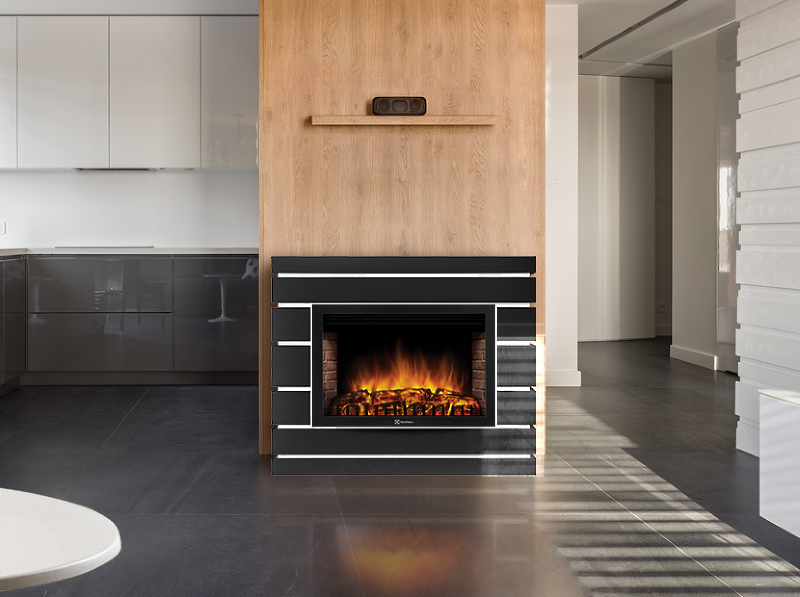 Широкий портал Firelight Moderno 25 шпон чёрный дуб