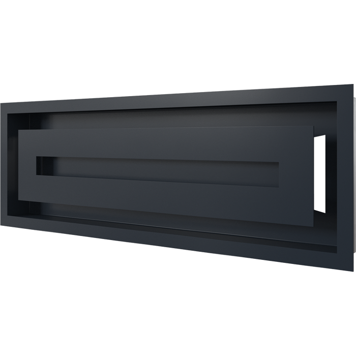 Вентиляционная решетка Kratki WIND Графитовая 17х49
