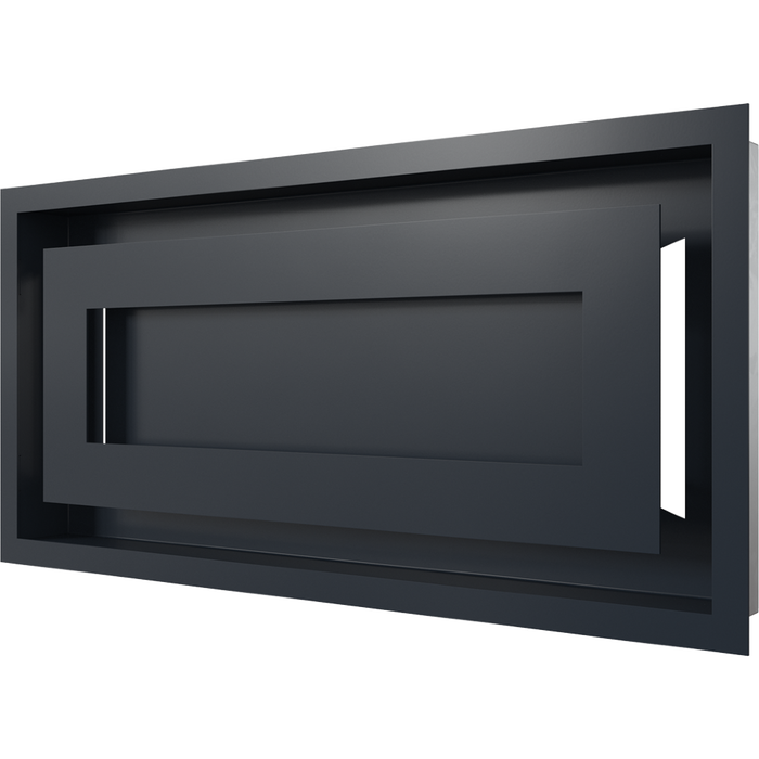 Вентиляционная решетка Kratki WIND Графитовая 22х45