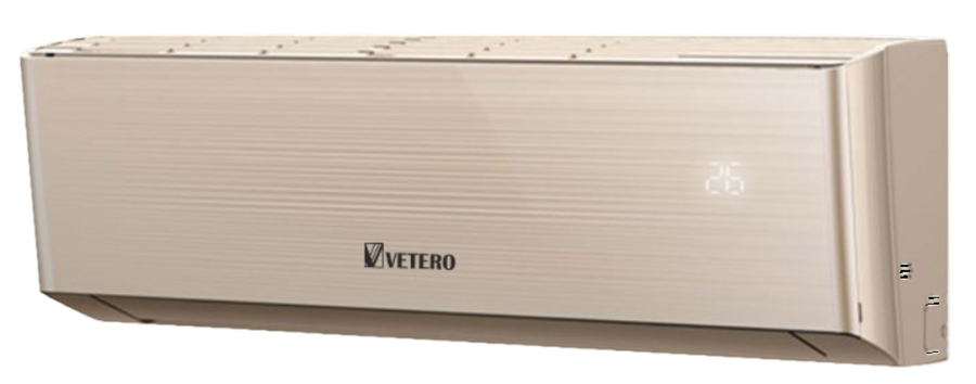 Настенный тепловой насос мощностью 30 м2 - 3.5 кВт VETERO Diletto V-S12DHPAC-GD