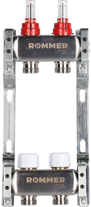 Для отопления Rommer 1"/3/4"x2 с расходомерами (RMS-1200-000002)