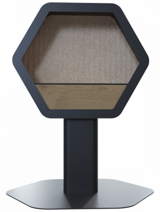 Напольный биокамин Kratki ECHO Hex 70, TUV