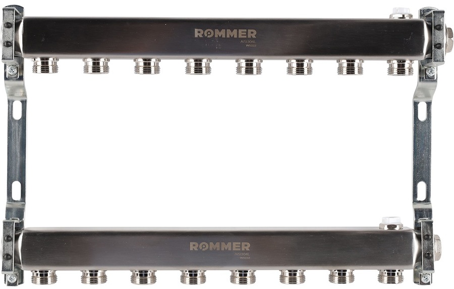 Для отопления Rommer 1"/3/4"x8 для радиаторной разводки (RMS-4401-000008)