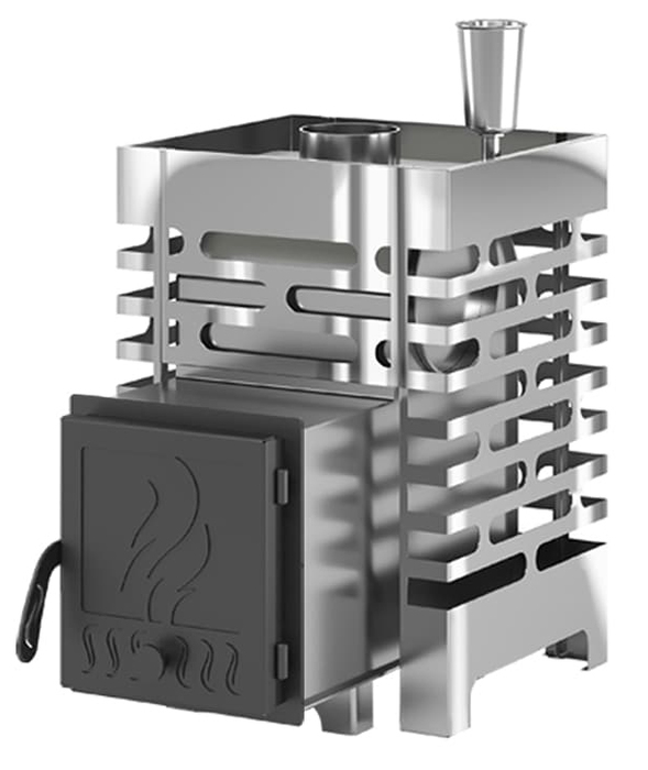 Дровяная печь 10 кВт ASTON 12 INOX