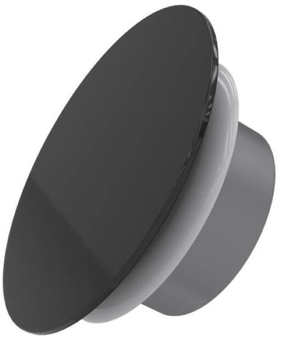 Приточно-вытяжной AIRGLASS 160 круг матовый (черный)