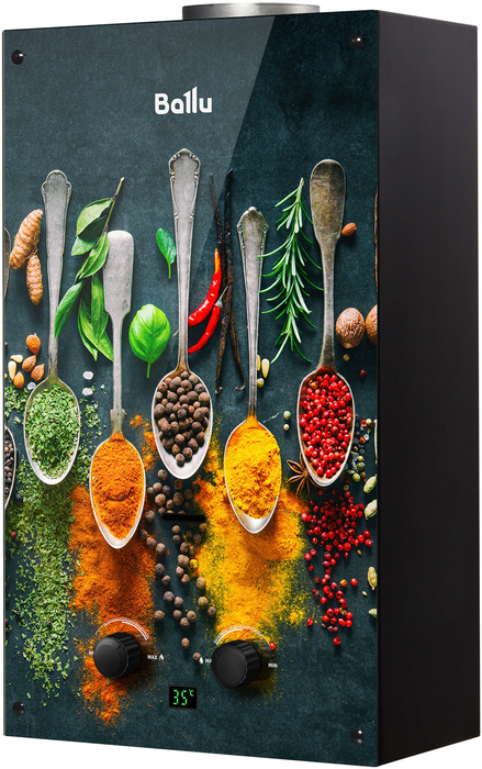 Газовый проточный водонагреватель Ballu GWH 10 Fiery Glass Curry