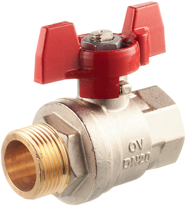 Шаровый кран Oventrop Optibal DN-25, 1, НВ, PN, бар-16 ручка-бабочка