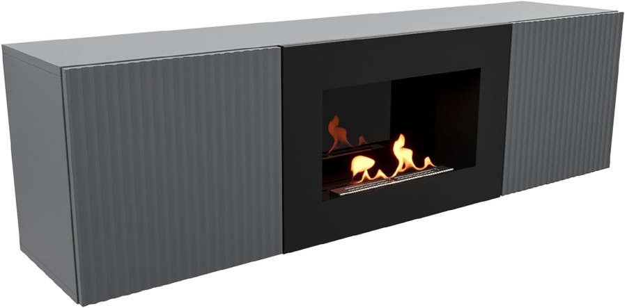 Напольный биокамин Firelight BFP/P-1400L графит