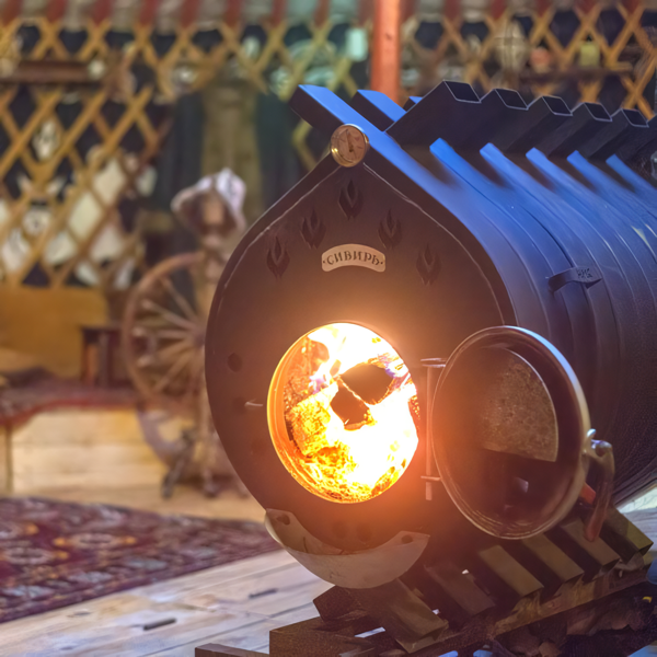 Дровяная печь НМК БВ-720 СИБИРЬ