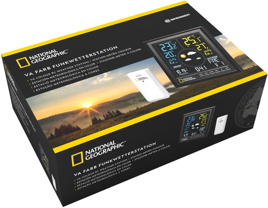 Цифровая метеостанция Bresser National Geographic Цветная