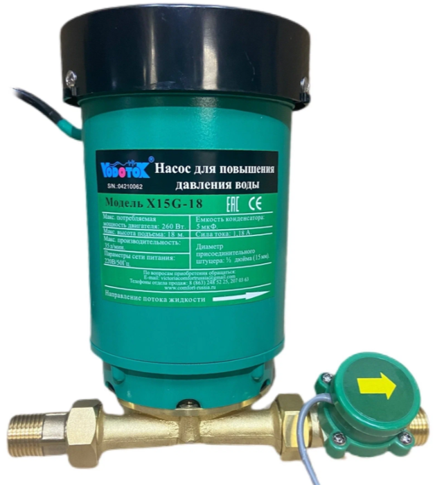 Поверхностный насос Vodotok X15G-18 (3/4)