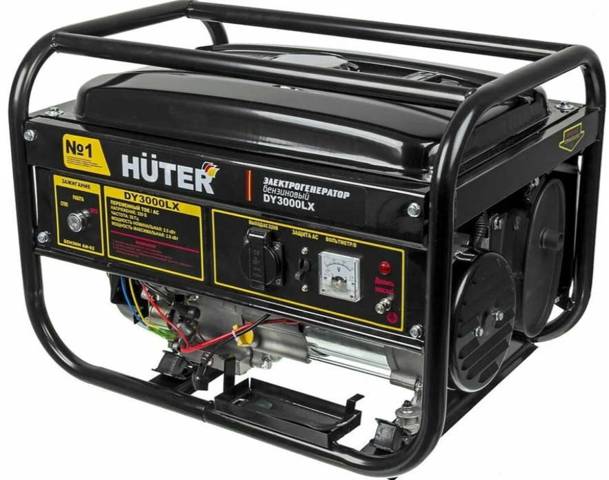 Бензиновый генератор Huter DY3000LX-электростартер