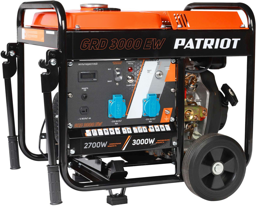 Дизельный генератор PATRIOT GRD 3000EW