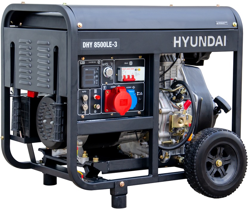 Дизельный генератор Hyundai DHY 8500LE-3