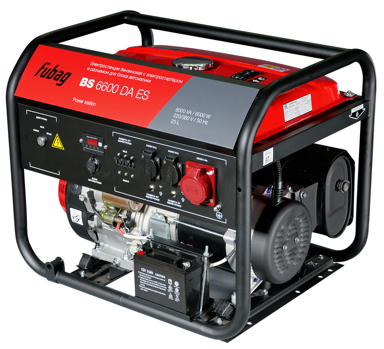 Бензиновый генератор Fubag BS 6600 DA ES