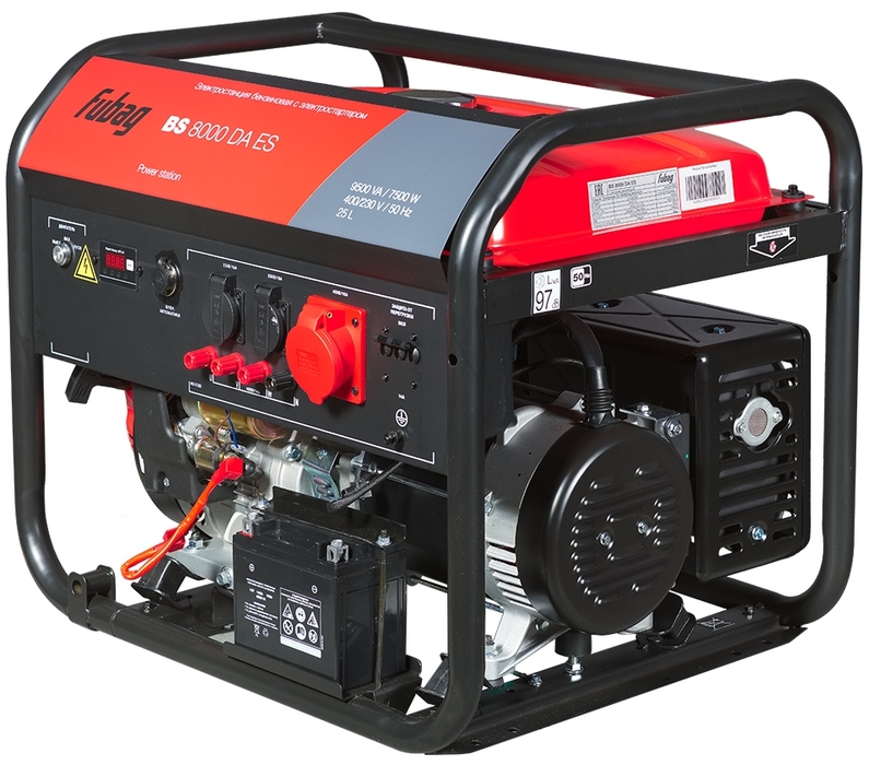 Бензиновый генератор Fubag BS 8000 DA ES