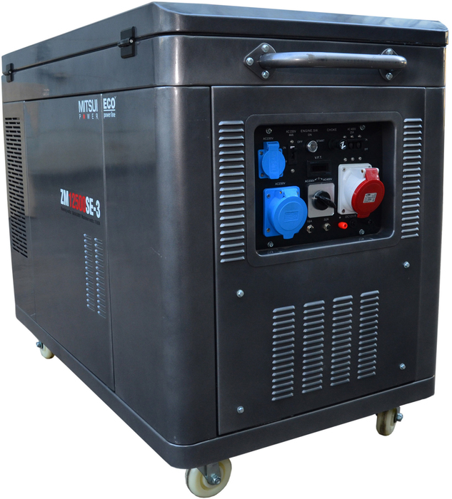 Бензиновый генератор Mitsui Power Eco ZM 12500 SE-3