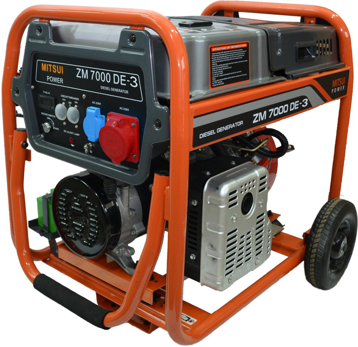 Дизельный генератор Mitsui Power Eco ZM 7000 DE-3
