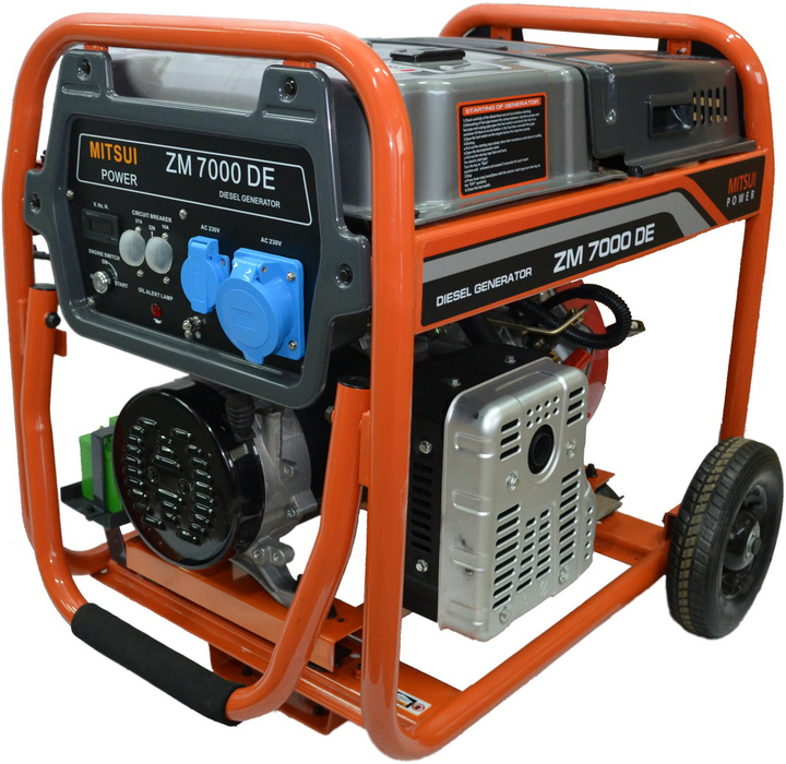 Дизельный генератор Mitsui Power Eco ZM 7000 DE