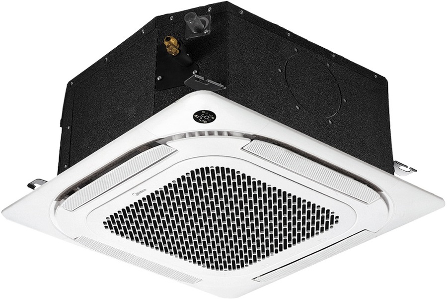 Кассетный кондиционер Midea MCA4U-12HRFNX-Q(GA)/MOX230-12HFN8-Q(GA)/T-MBQ4-03AWD