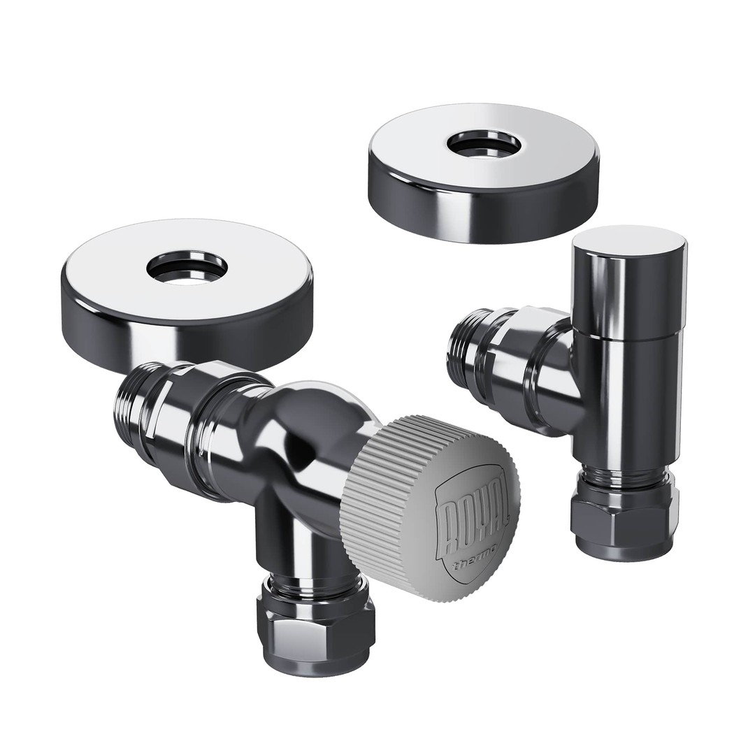 Набор термостатический Royal Thermo DESIGN PRO осевой М30х1,5 1/2 (хром)