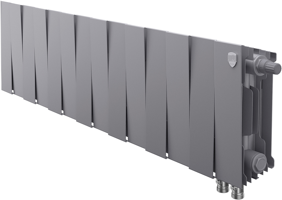 Биметаллический радиатор Royal Thermo PianoForte 200 Silver Satin VDR80 - 14 секц.