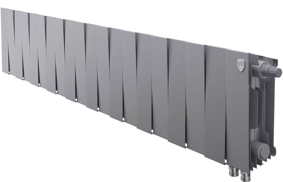 Биметаллический радиатор Royal Thermo PianoForte 200 Silver Satin VDR80 - 20 секц.