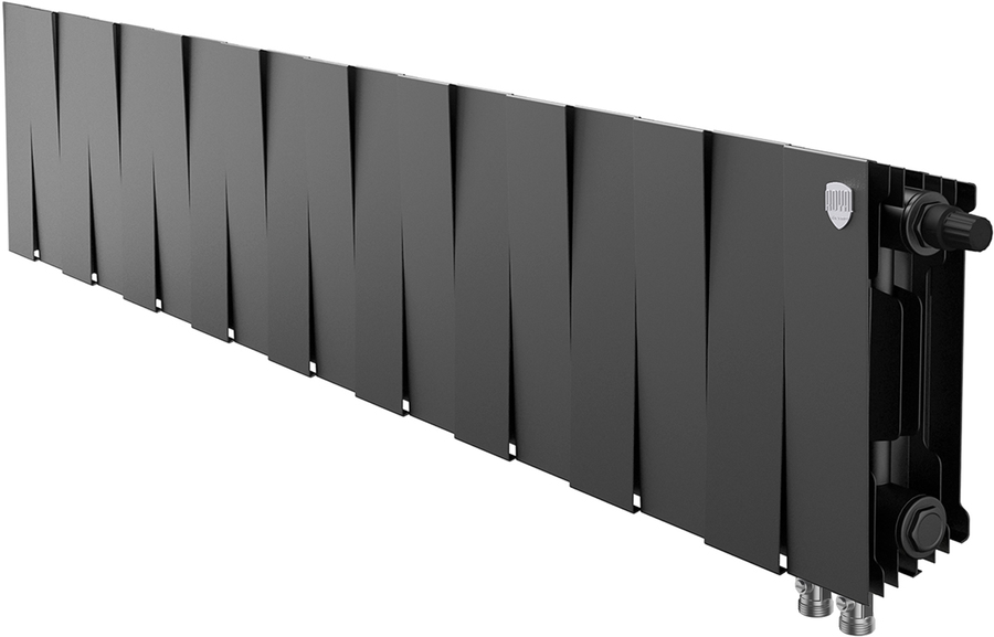 Биметаллический радиатор Royal Thermo PianoForte 200 Noir Sable VDR80 - 18 секц.