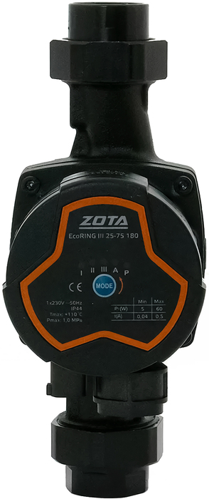 Циркуляционный насос Zota EcoRING III 25-75 180