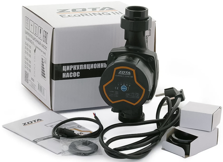 Циркуляционный насос Zota EcoRING III 25-60 180