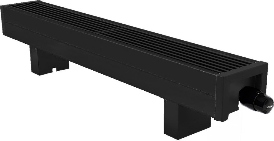 Водяной конвектор Vitron ВКН.100.150.1500.2ТГ Черный