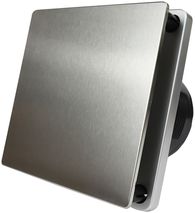 Вытяжка для ванной диаметр 100 мм Seicoi SKSP04-01 Steel