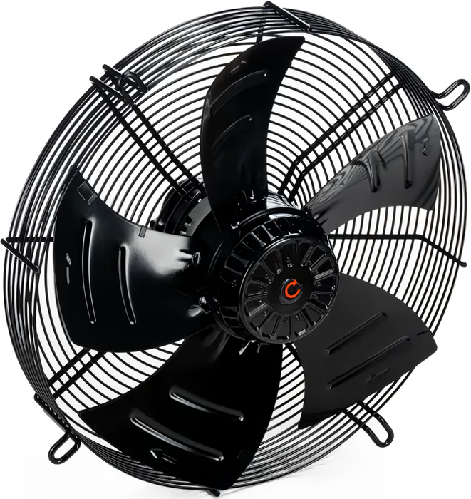 Вентилятор ESQ YWF4E-450S-G с защитной решеткой, всасывание