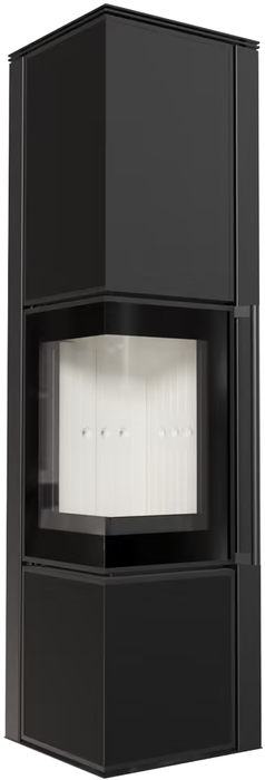 Дровяная печь Kratki TORA/L, NERO ASSOLUTO PRO