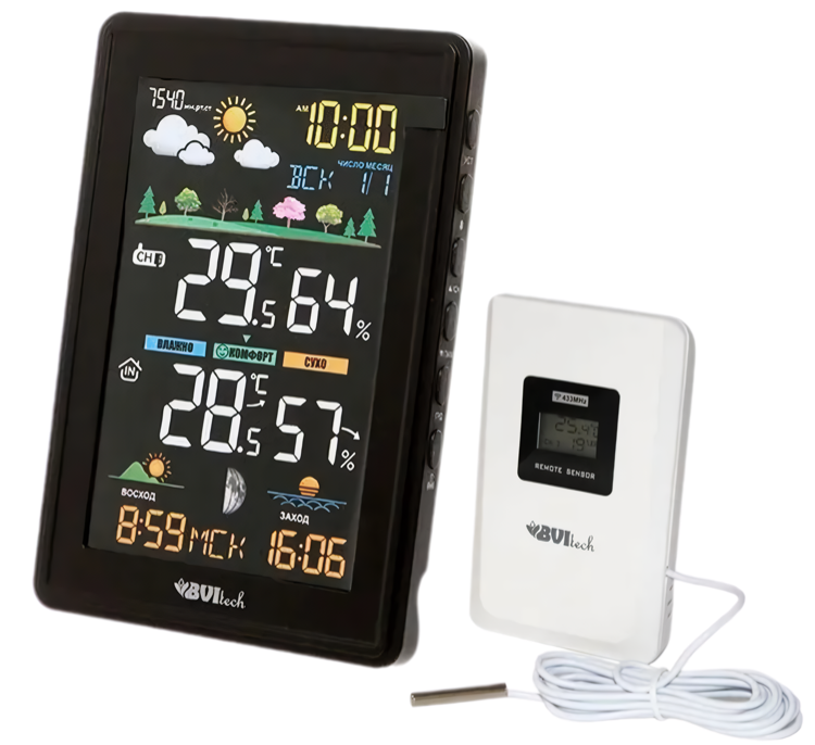 Цифровая метеостанция BVItech BV-676BSK