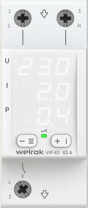 Реле напряжения Welrok VIP-63