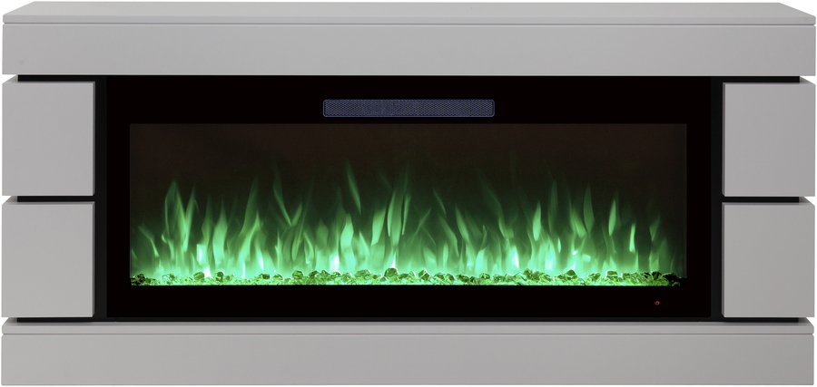 Линейный электрокамин Real-Flame SEATTLE 42 BV GR-P712 с очагом SAPHIR 42