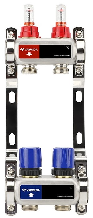 Для отопления VARMEGA VM15102 1", 2 x 3/4"EK