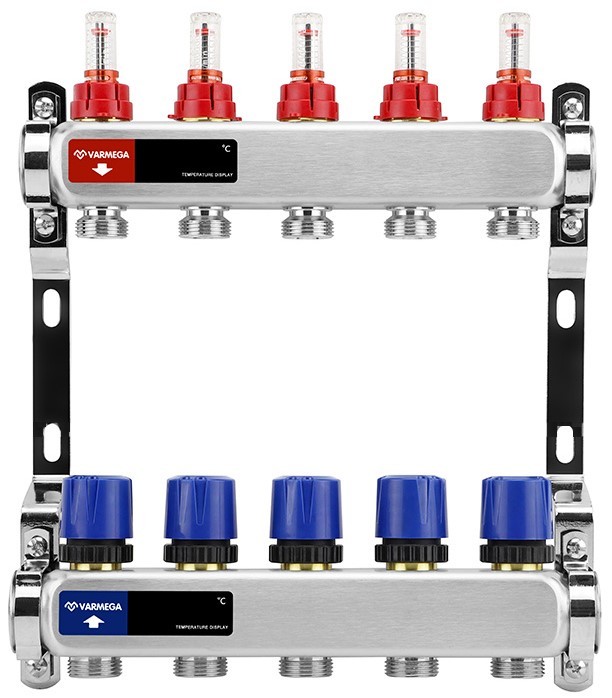 Для отопления VARMEGA VM15105 1", 5 x 3/4"EK