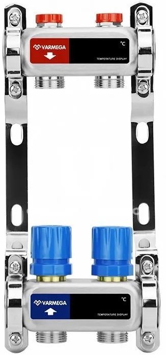 Коллектор для отопления VARMEGA VM15502 1", 2 x 3/4"EK