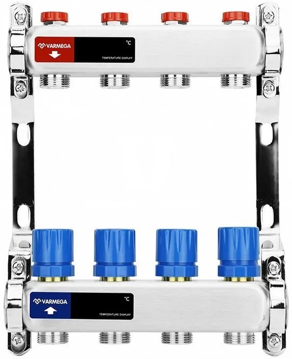 Для отопления VARMEGA VM15504 1", 4 x 3/4"EK