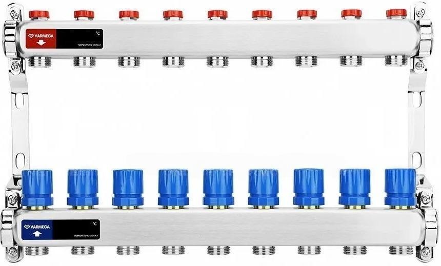 Для отопления VARMEGA VM15509 1", 9 x 3/4"EK