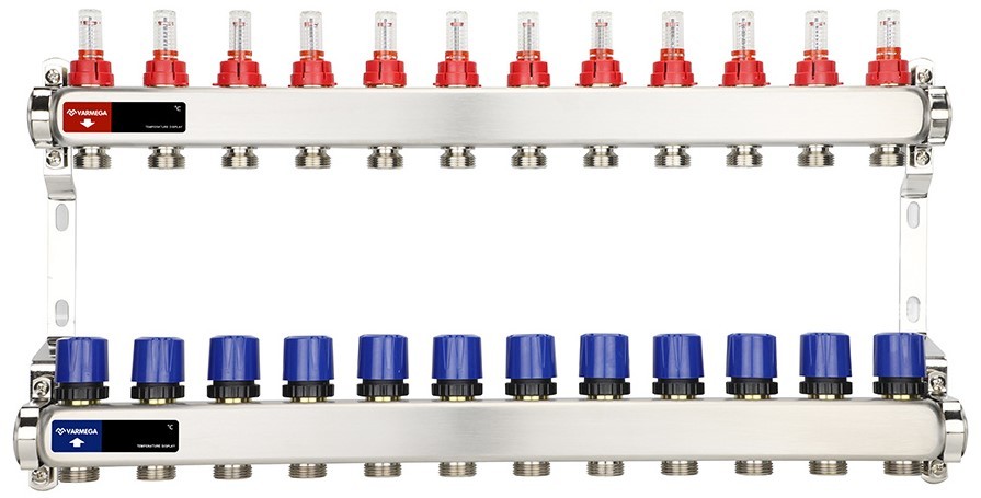 Для отопления VARMEGA VM15112 1", 12 x 3/4"EK