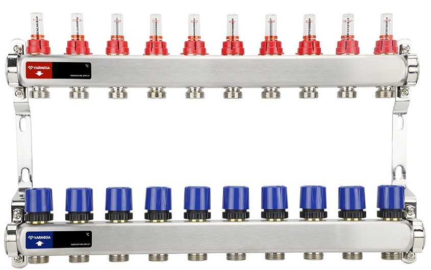 Для отопления VARMEGA VM15110 1", 10 x 3/4"EK
