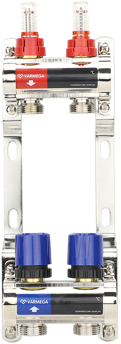 Коллектор для отопления VARMEGA VM15402 1", 2 x 3/4"EK